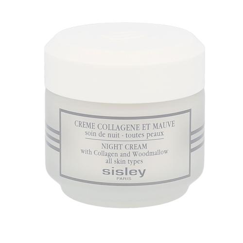 Sisley Night Cream With Collagen And Woodmallow 50 ml nočný krém pre všetky typy pleti pre ženy