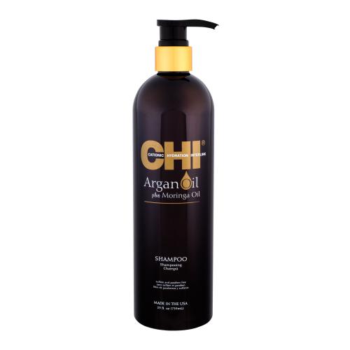 Farouk Systems CHI Argan Oil Plus Moringa Oil 739 ml šampón pre všetky typy vlasov pre ženy