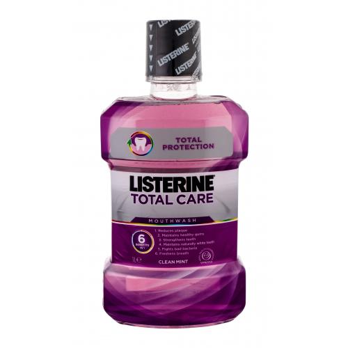 Listerine Mouthwash Total Care Clean Mint 1000 ml ústna voda pre svieži dych unisex