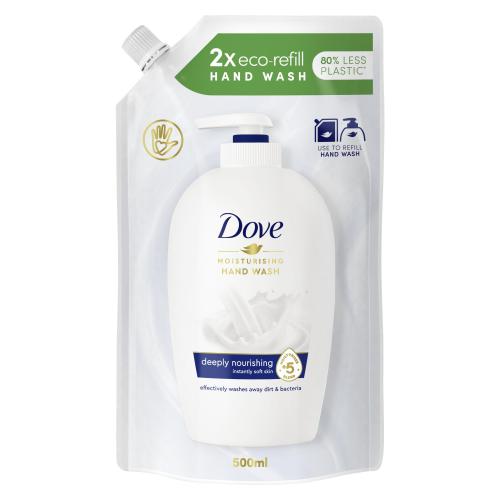 Dove Deeply Nourishing Original Hand Wash 500 ml náplň tekutého mydla na ruky Náplň pre ženy