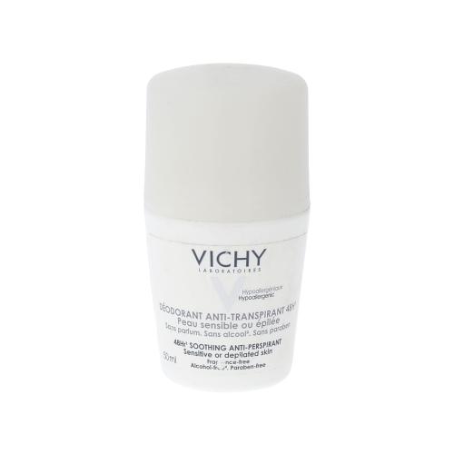 Vichy Deodorant 48h Soothing 50 ml upokojujúci antiperspirant pre ženy