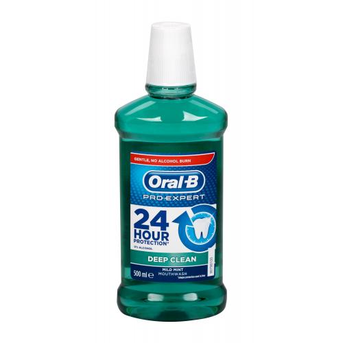 Oral-B Pro Expert Deep Clean 500 ml ústna voda bez alkoholu unisex