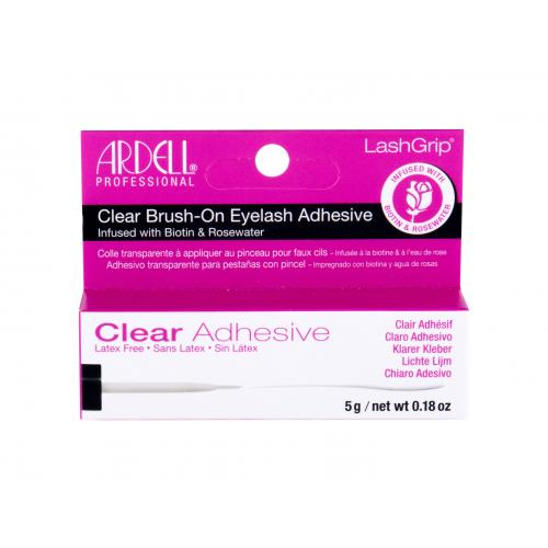 Ardell LashGrip Clear Adhesive Brush-On 5 g bezlatexové číre lepidlo so štetcom pre ženy