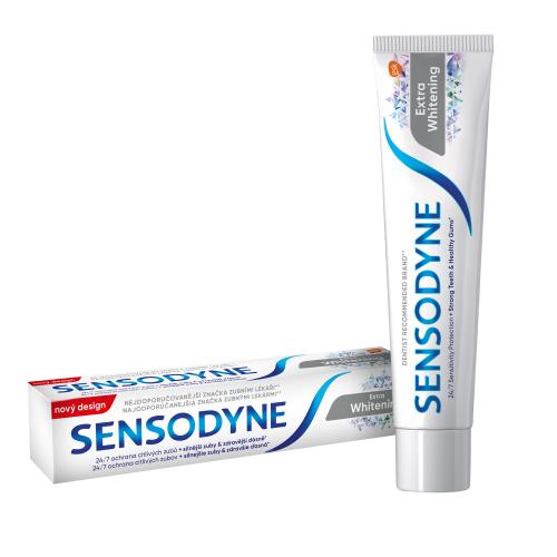 Sensodyne Extra Whitening 75 ml bieliaca zubná pasta unisex