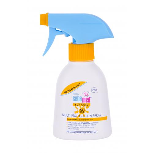 SebaMed Baby Sun Care Multi Protect Sun Spray SPF50 200 ml opaľovací sprej na citlivú detskú pokožku pre deti
