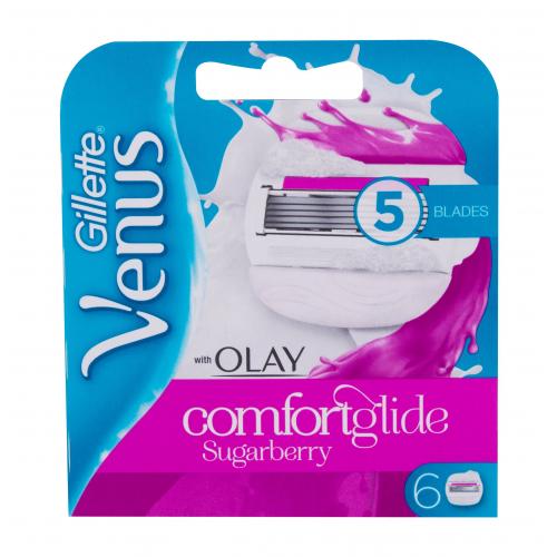Gillette Venus  Olay Sugarberry Comfortglide 6 ks náhradné ostrie pre ženy