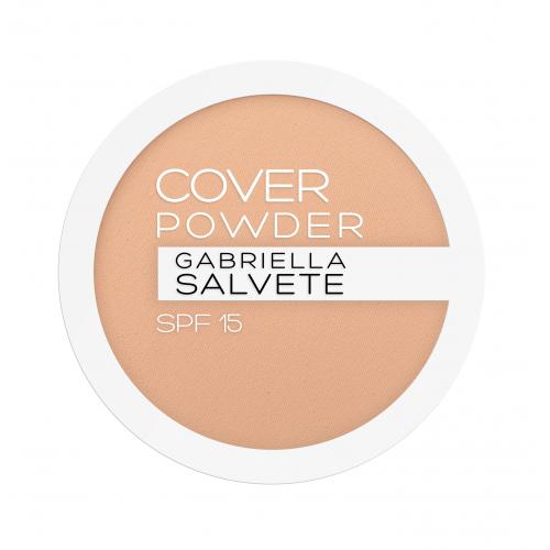 Gabriella Salvete Cover Powder SPF15 9 g kompaktný púder s vysoko krycím efektom pre ženy 02 Beige