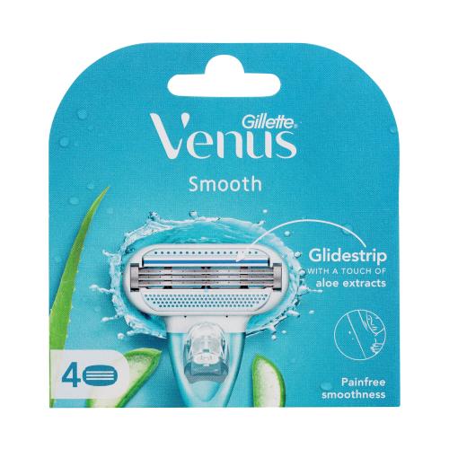 Gillette Venus Smooth náhradné ostrie pre ženy náhradná čepeľ 4 ks