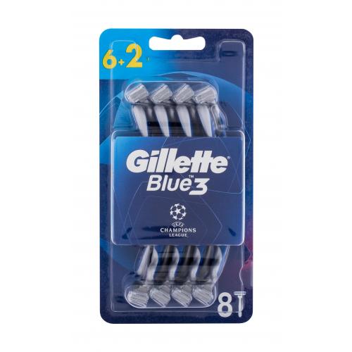 Gillette Blue3 Comfort Champions League jednorazové holiace strojčeky pre mužov jednorazové holiace strojčeky 8 ks