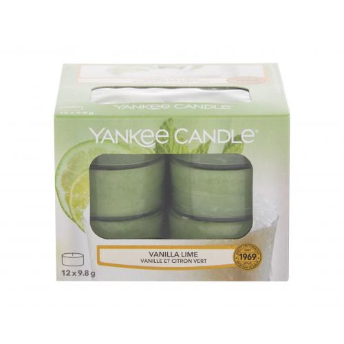 Yankee Candle Vanilla Lime 117,6 g vonné sviečky 12 x 9,8 g unisex