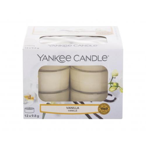 Yankee Candle Vanilla 117,6 g vonné sviečky 12 x 9,8 g unisex