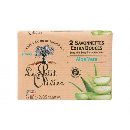 Le Petit Olivier Aloe Vera Extra Mild Soap 200 g prírodné tuhé mydlá pre ženy