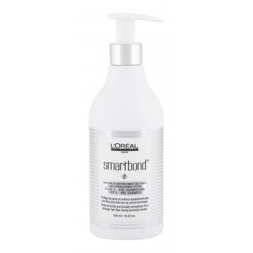 L´Oréal Professionnel Smartbond® Bond Strengthening System Step 2 Pre Shampoo 500 ml pred-šampónová starostlivosť na vlasy po nafarbení pre ženy