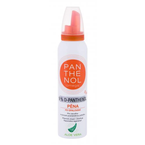 Panthenol Omega 9% D-Panthenol After-Sun Mousse Aloe Vera 150 ml upokojujúca a chladivá pena po opaľovaní unisex