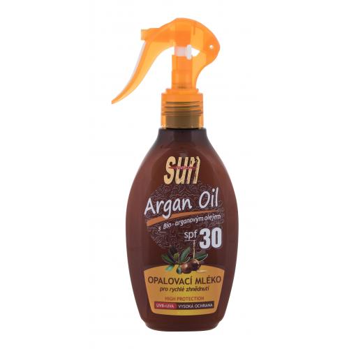 Vivaco Sun Argan Oil SPF30 200 ml mlieko na opaľovanie s arganovým olejom unisex