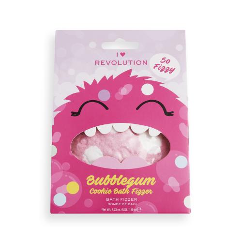 I Heart Revolution Cookie Bath Fizzer Bubblegum 120 g šumivá bomba do kúpeľa pre ženy