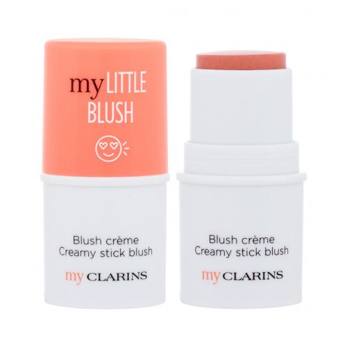 Clarins My Clarins Little Blush 4 g krémová lícenka v tyčinke pre ženy 02 Peach Vibes