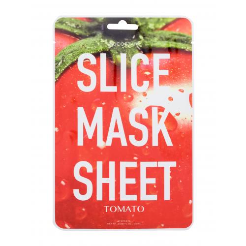 Kocostar Slice Mask Tomato 20 ml regeneračná a obnovujúca pleťová maska pre ženy