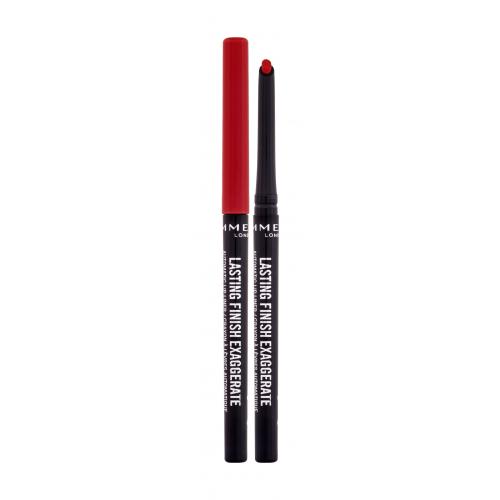 Rimmel London Lasting Finish Exaggerate 0,35 g dlhotrvajúca ceruzka na pery pre ženy 024 Red Diva