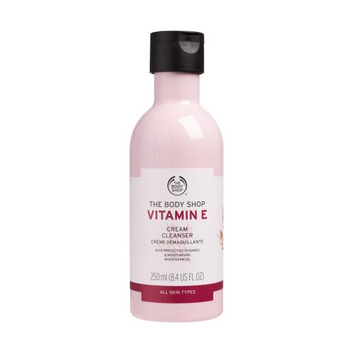 The Body Shop Vitamin E Cream Cleanser 250 ml hydratačný a ochranný čistiaci krém pre ženy