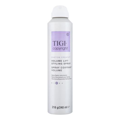 Tigi Copyright Custom Create Volume Lift Styling Spray 240 ml objemové tužidlo na vlasy pre ženy