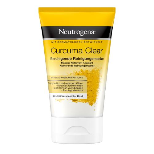 Neutrogena Curcuma Clear Cleansing Mask 50 ml čistiaca a upokojujúca maska na citlivú aknóznu pleť unisex