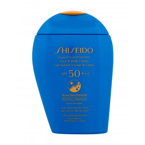 Shiseido Expert Sun Face  Body Lotion SPF50 150 ml vodoodolné opaľovacie mlieko na telo aj tvár pre ženy