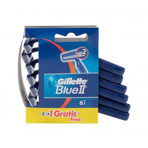 Gillette Blue II 6 ks jednorazové holiace strojčeky pre mužov