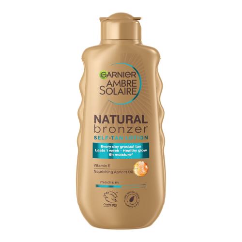 Garnier Ambre Solaire Natural Bronzer Self-Tan Lotion 200 ml samoopaľovacie mlieko unisex