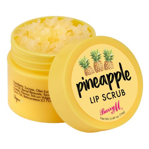 Barry M Lip Scrub Pineapple 15 g hydratačný a zjemňujúci peeling na pery pre ženy
