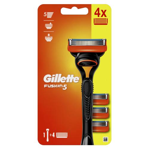 Gillette Fusion5 holiaci strojček pre mužov holiaci strojček 1 ks  náhradná čepeľ 3 ks