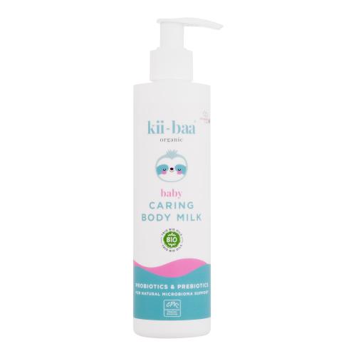 Kii-Baa Organic Baby Caring Body Milk 250 ml ošetrujúce telové mlieko s probiotikami a prebiotikami pre deti