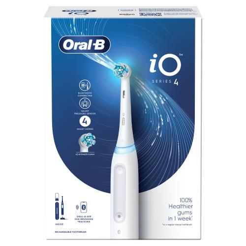 Oral-B iO Series 4 White 1 ks elektrická zubná kefka unisex