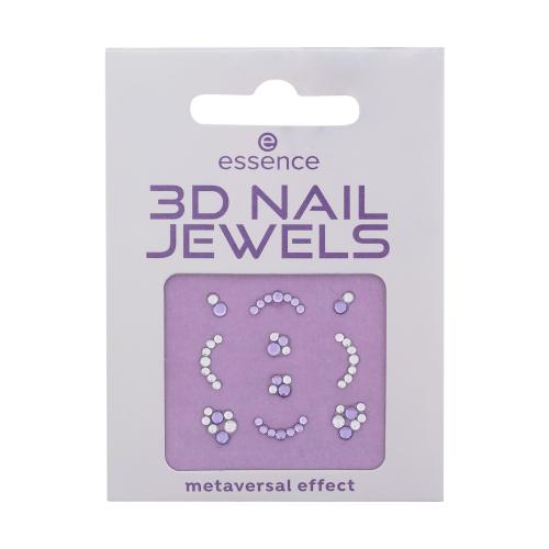Essence 3D Nail Jewels 01 Future Reality 1 balenie samolepiace kamienky na nechty pre ženy