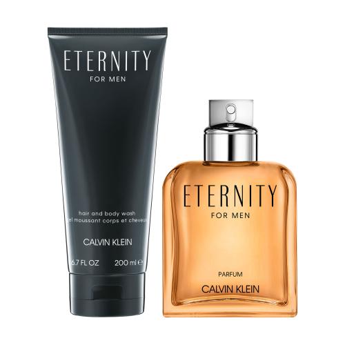 Calvin Klein Eternity Parfum set pre mužov parfum 200 ml  sprchovací gél 200 ml