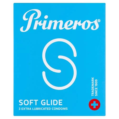 Primeros Soft Glide ultra tenké kondómy s extra lubrikáciou pre mužov kondóm 3 ks