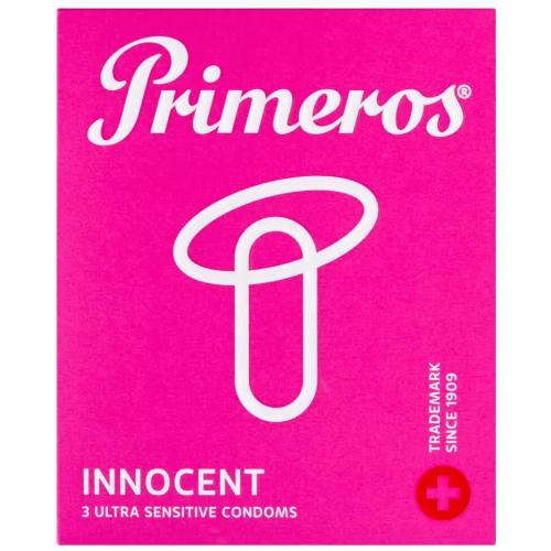 Primeros Innocent ultra tenké kondómy s vôňou ruže pre mužov kondóm 3 ks