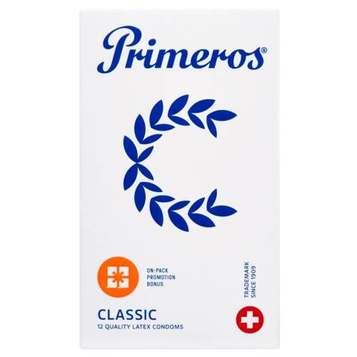 Primeros Classy klasické kondómy s vôňou pre mužov kondóm 12 ks