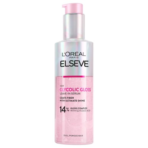 LOréal Paris Elseve Glycolic Gloss Leave-In Serum 150 ml obnovujúce sérum pre lesklé vlasy pre ženy