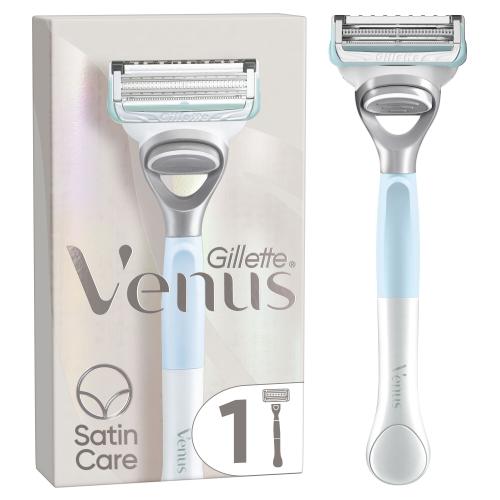 Gillette Venus Satin Care For Pubic Hair  Skin 1 ks holiaci strojček na oblasť bikín a intímne oblasti pre ženy