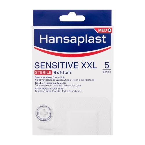 Hansaplast Sensitive XXL Sterile Plaster sterilné náplasti na citlivú pokožku unisex 5 ks náplastí