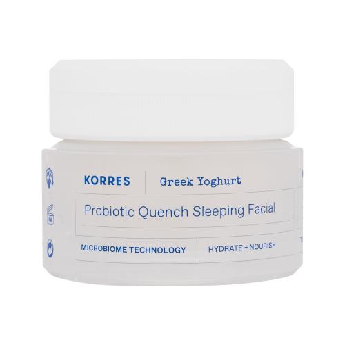 Korres Greek Yoghurt Probiotic Quench Sleeping Facial 40 ml hydratačný a výživujúci nočný pleťový krém pre ženy