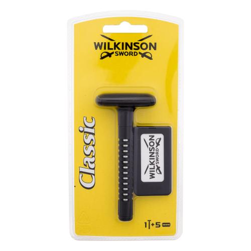 Wilkinson Sword Classic holiaci strojček pre mužov holiaci strojček 1 ks  náhradná čepeľ 5 ks