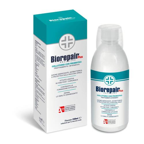 Biorepair Plus Mouthwash 250 ml ústna voda s probiotikami unisex