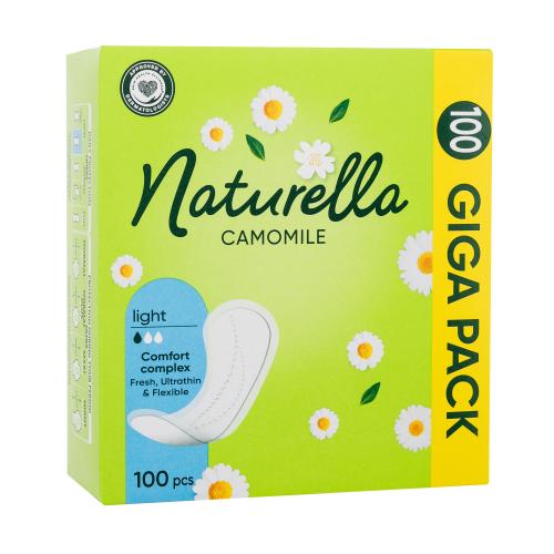 Naturella Camomile Light intímky s jemnou harmančekovou vôňou pre ženy slipová vložka 100 ks