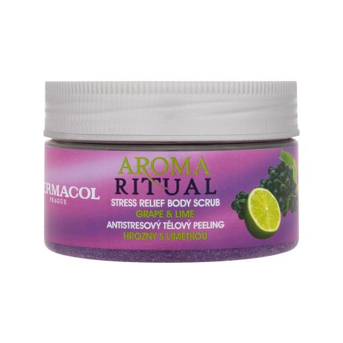 Dermacol Aroma Ritual Grape  Lime 200 g zvláčňujúci telový peeling pre ženy