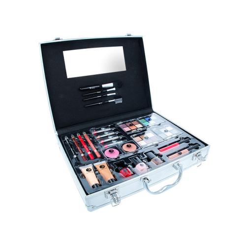 2K Beauty Unlimited Train Case kufrík dekoratívnej kozmetiky pre ženy Complete Makeup Palette