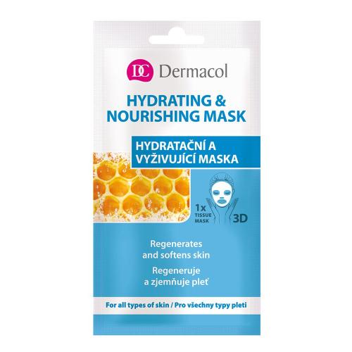 Dermacol Hydrating  Nourishing Mask 15 ml hydratačná a vyživujúca pleťová maska pre ženy
