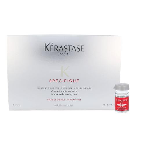 Kérastase Spécifique Cure Anti-Chute Intensive Aminexil 252 ml kúra proti vypadávaniu vlasov poškodená krabička pre ženy