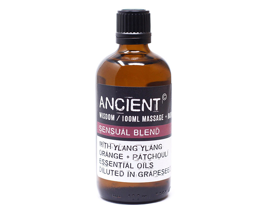 Ancient Wisdom Zmyselný, kúpeľový a masážny olej 100 ml